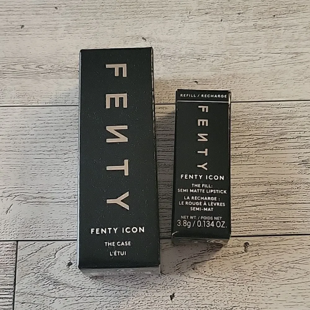 Fenty Beauty Icon Lipstick Refill and Empty Case